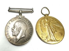 ww1 medal pair to 193034 gnr j.madwick r.a