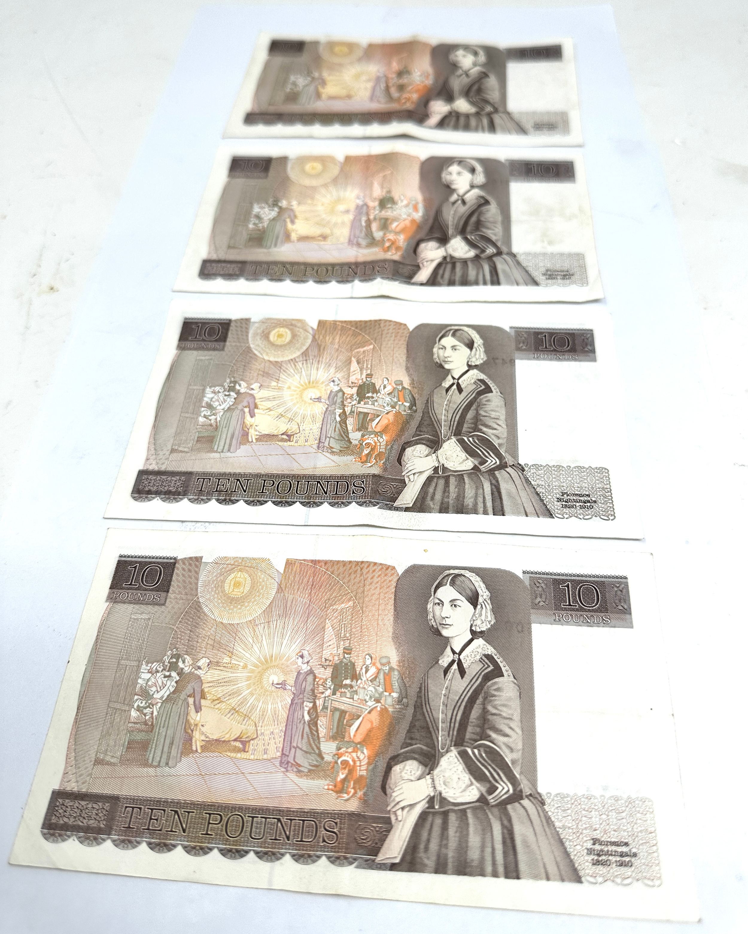 4 x G.Gill £10 Ten Pound Banknotes - Image 3 of 3