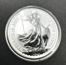 2004 Royal Mint Silver Proof Britannia £2 Two Pounds 1oz Coin Encapsulated