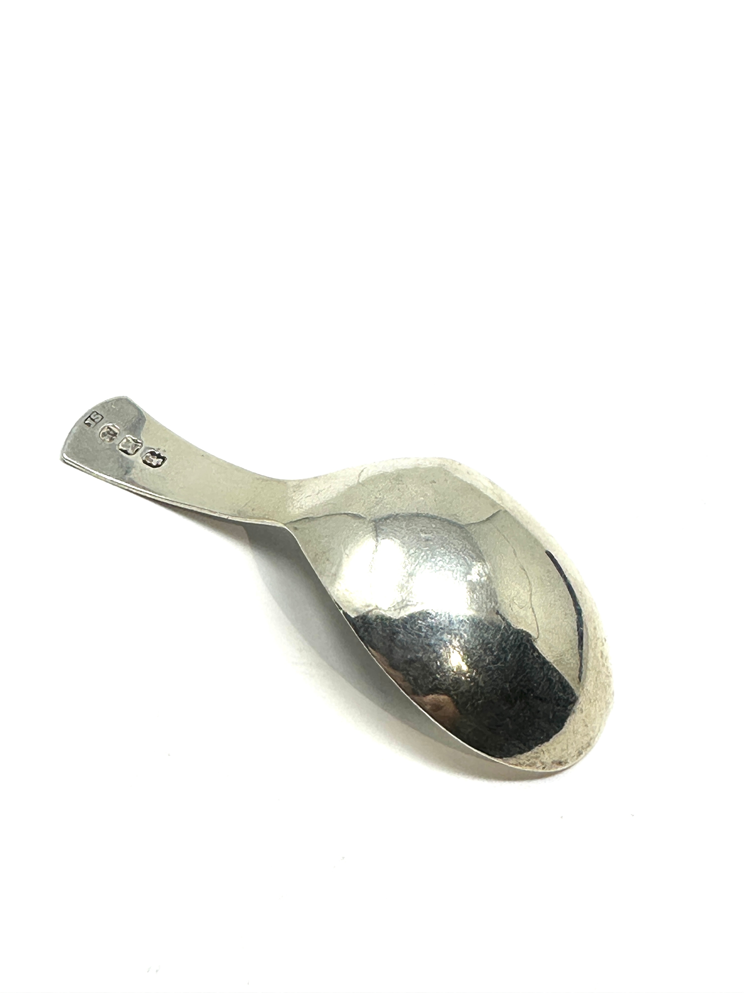 Fine antique Georgian silver tea caddy spoon - Image 3 of 4