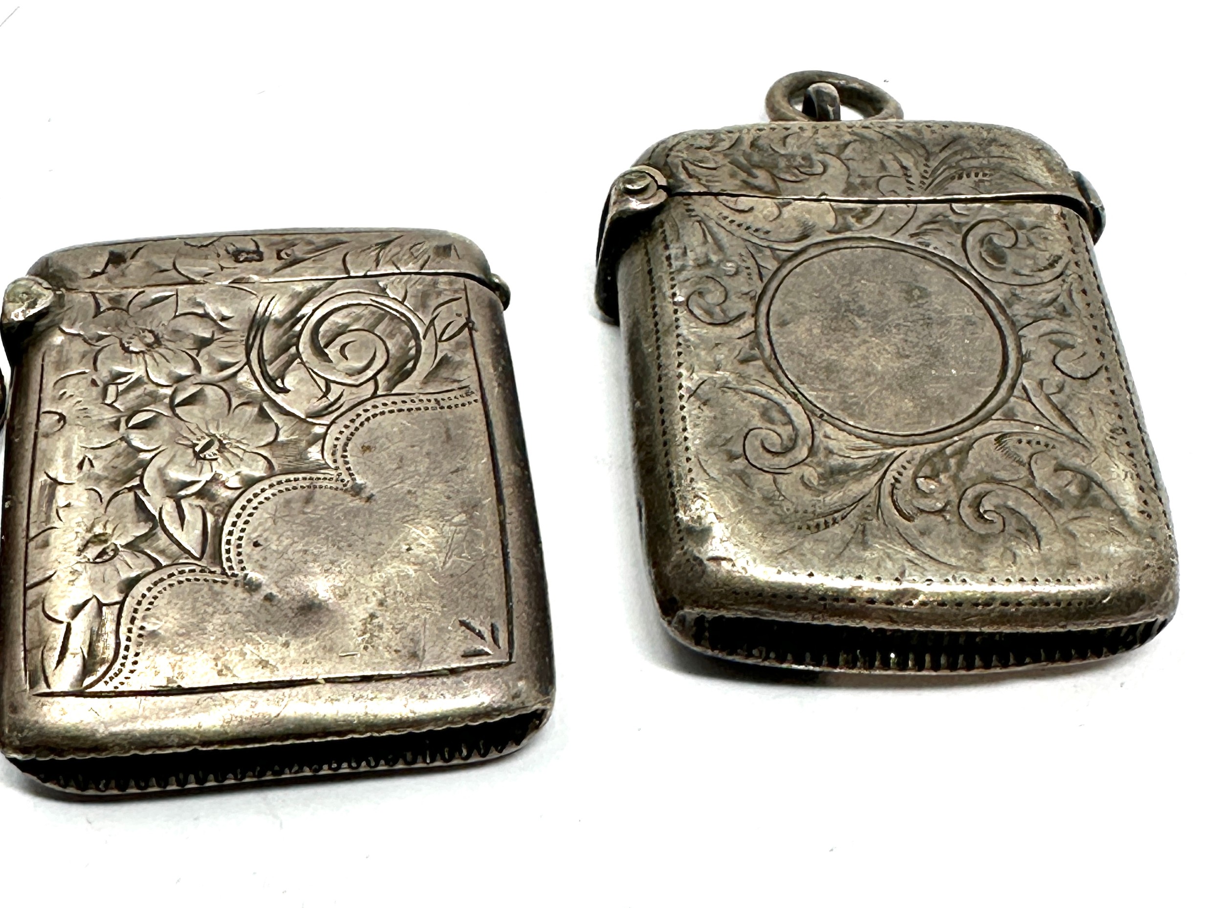 3 x .925 sterling vesta / match cases - Image 3 of 3