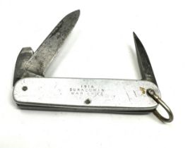 Rare 1914 Duralumin War Knife