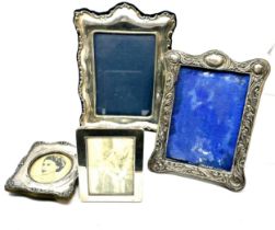 4 x .925 sterling frames