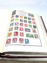 2 vintage stamp albums most pages have antique and vintage stamps all unresearched