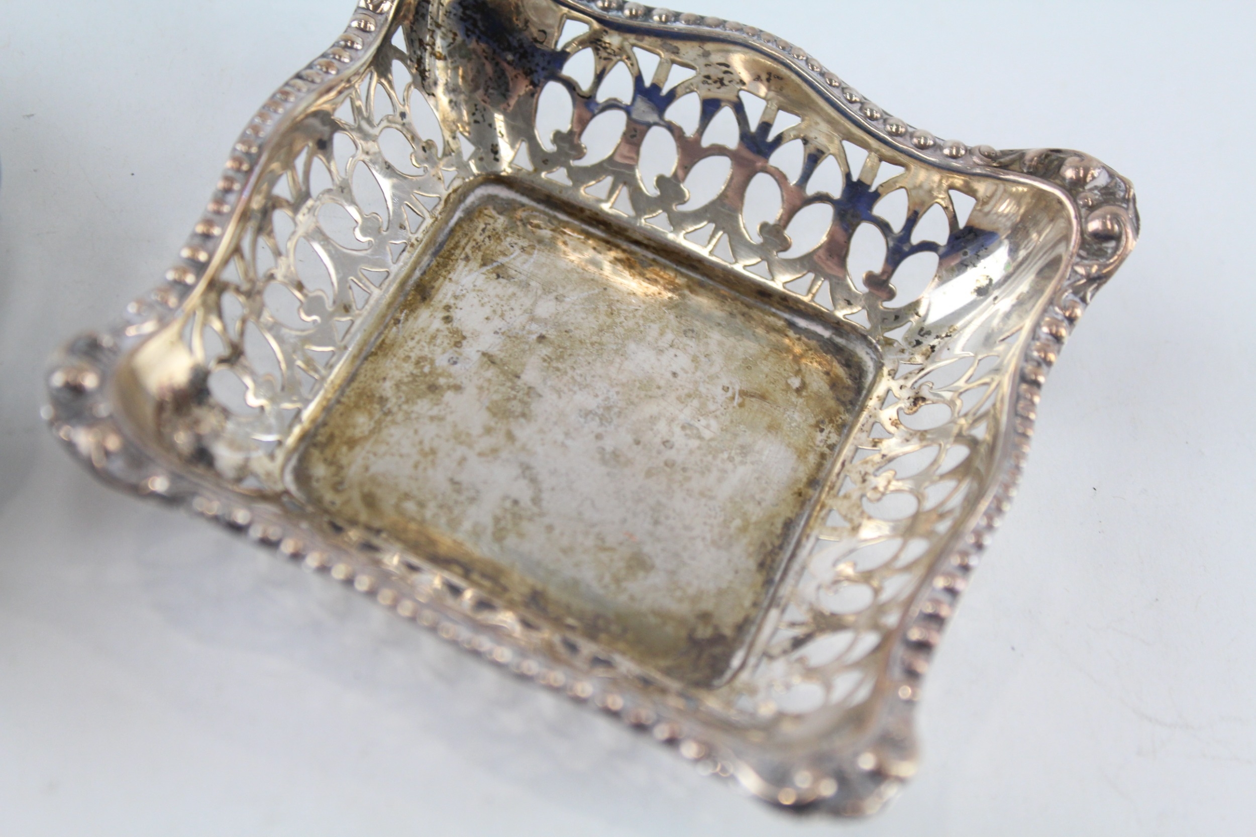 2 x .925 sterling pin / trinket dishes - Image 3 of 4