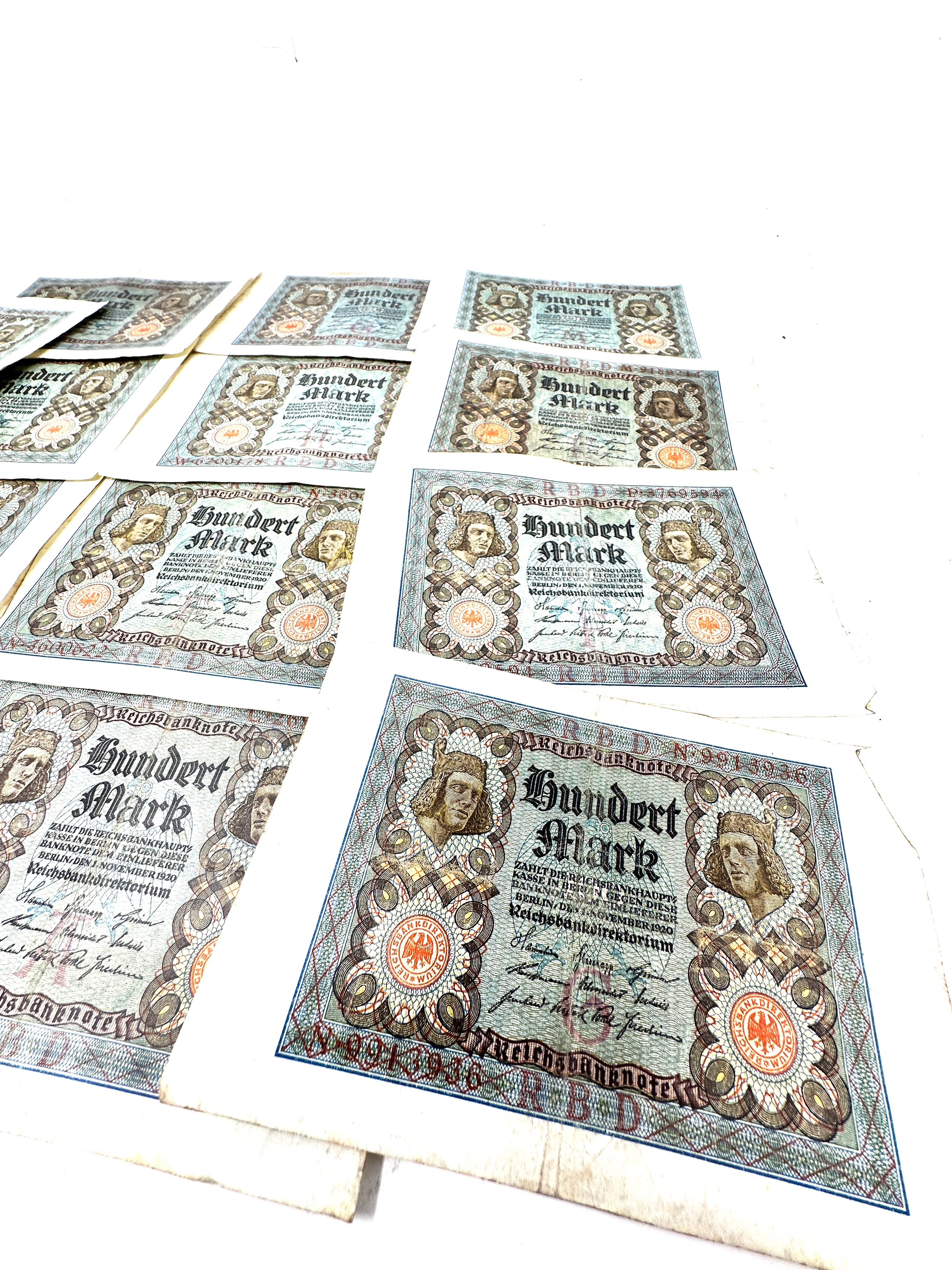 15 German 100 mark 1920 banknotes - Image 3 of 4