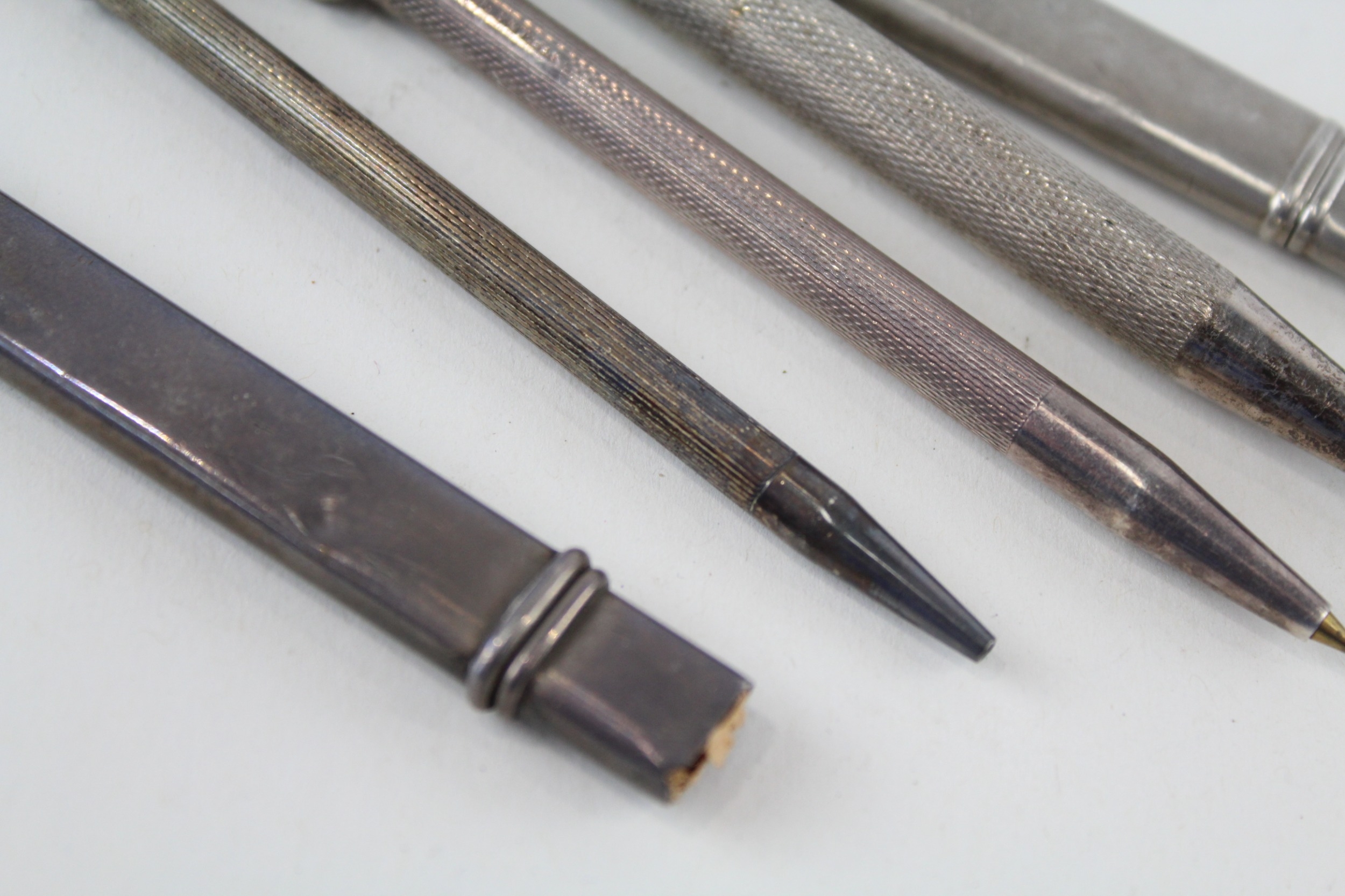 5 x .925 sterling writing instruments inc ballpoints, pencils etc - Image 4 of 5