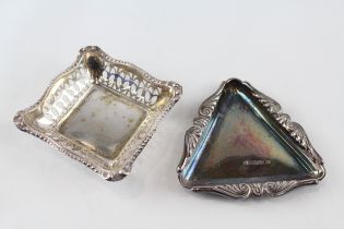 2 x .925 sterling pin / trinket dishes