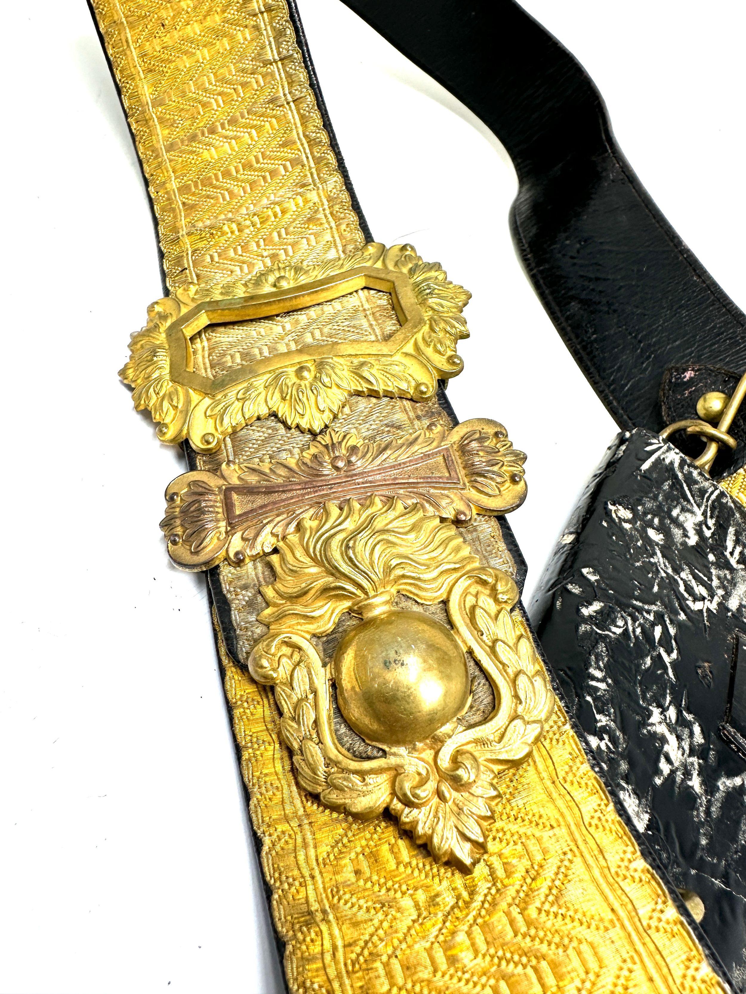 Royal Artillery shoulder belt and pouch - Image 3 of 4