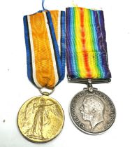 ww1 medal pair the 46460 pte p.r.deighton rif brig