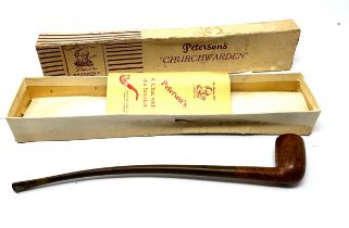 original boxed peterson's churchwardens pipe