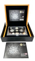 Royal Mint 2008 united kingdom proof coin collection boxed c.o.a