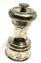 .925 sterling pepper mill medium size