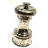 .925 sterling pepper mill medium size