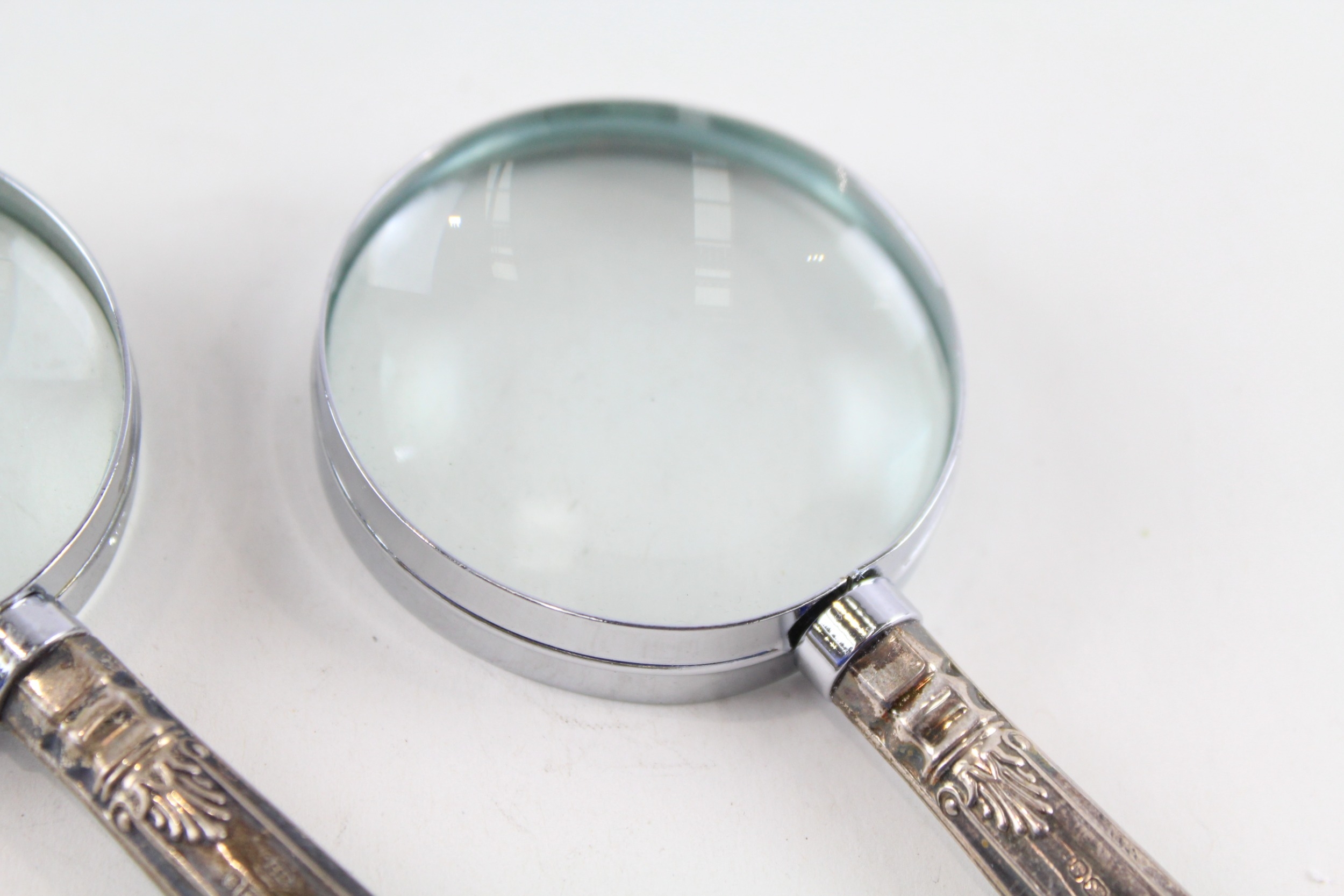 2 x .925 sterling handled magnifying glasses - Image 3 of 7