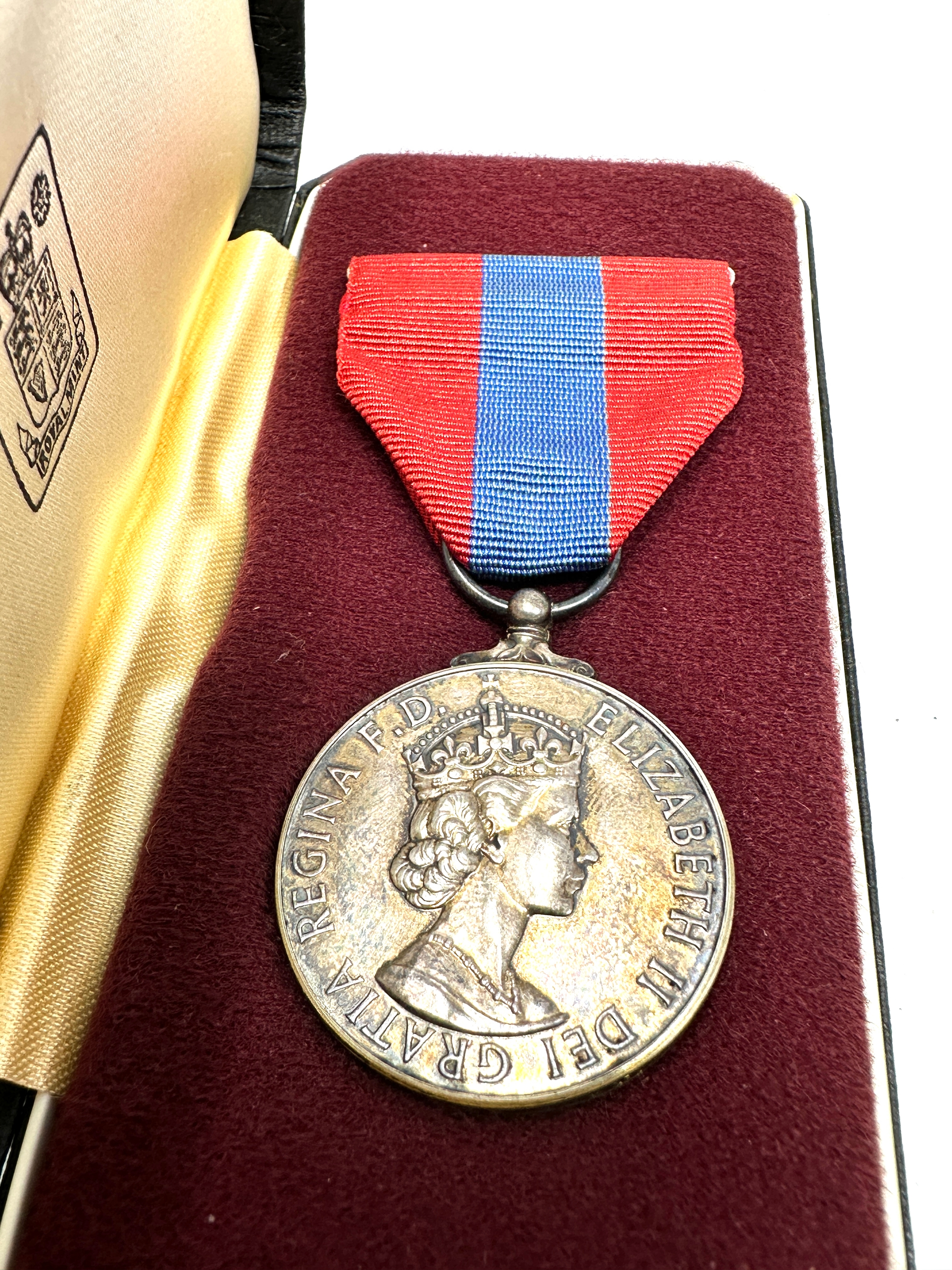 Imperial Service Medal In Original Box to richard charles austin acres - Image 2 of 4