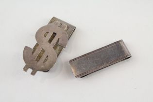 2 x .925 sterling money clips