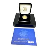 2005 united kingdom gold proof sovereign boxed with c.o.a