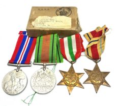 Boxed ww2 medal group