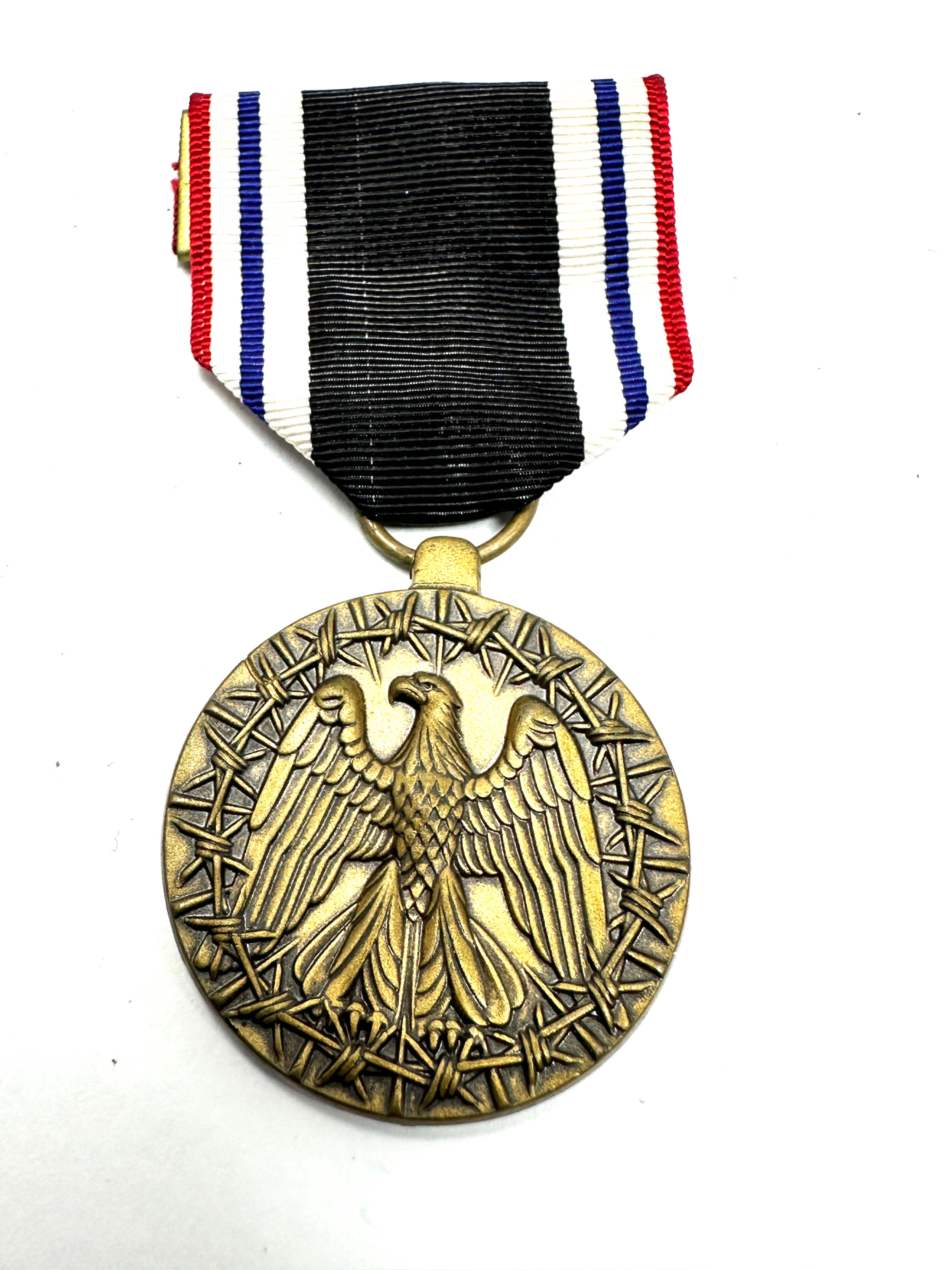 Prisoner of War Medal Of USA Armed Forces. Ribbon & Pin