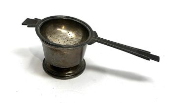 .925 sterling silver tea strainer spoon w/ bowl