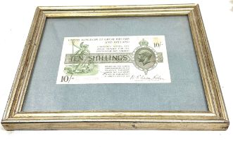 United Kingdom of Great Britain and Ireland 10 Shillings framed