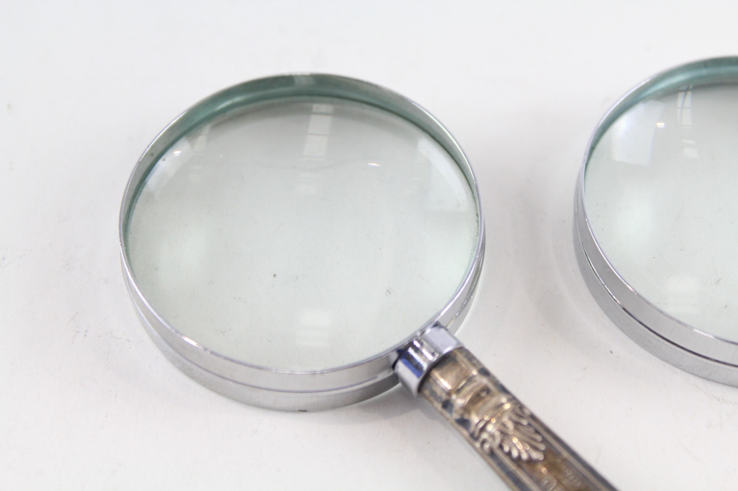 2 x .925 sterling handled magnifying glasses - Image 2 of 7