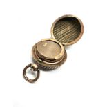 9ct gold sovereign vesta case weight 17g