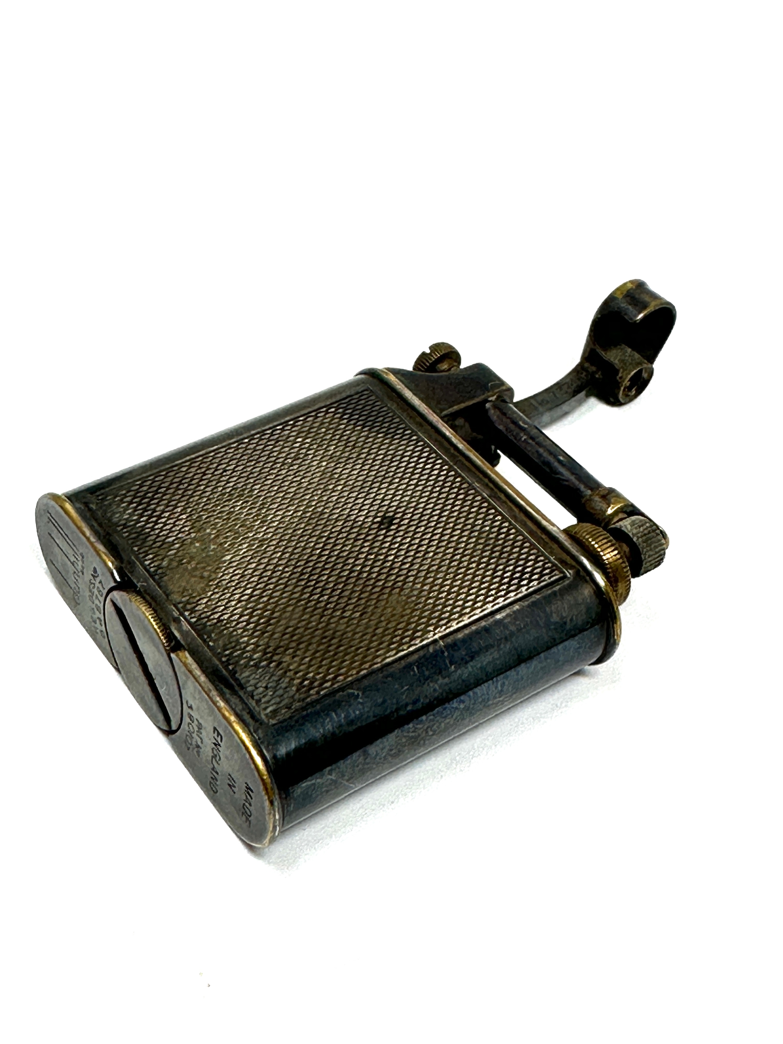 vintage Dunhill lift arm cigarette lighter pat No 390107 reg No 848787 - Image 3 of 5