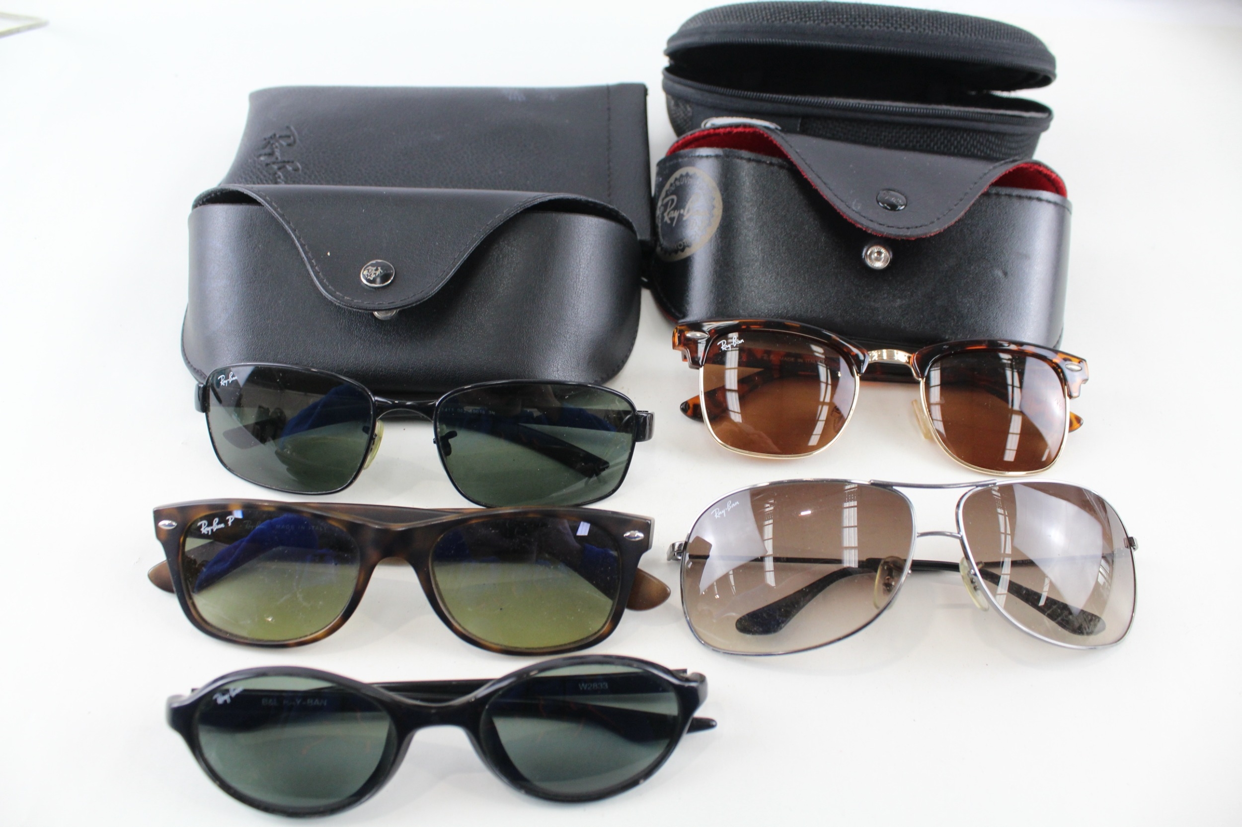 Rayban Sunglasses / Glasses Inc Cases x 5