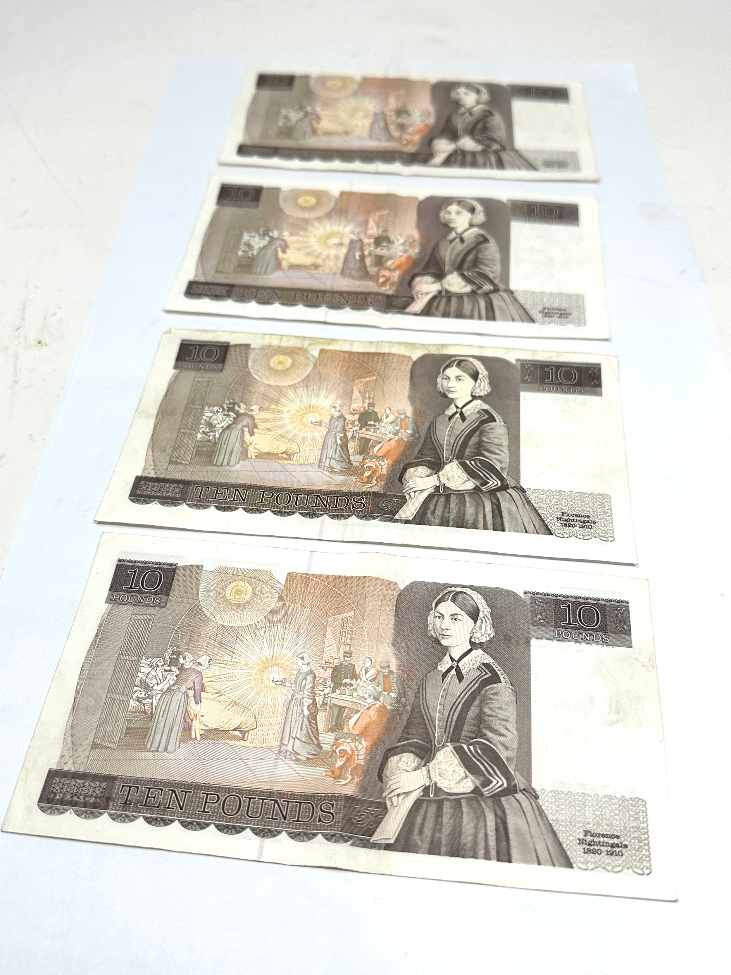 4 x G.Gill £10 Ten Pound Banknotes - Image 3 of 3