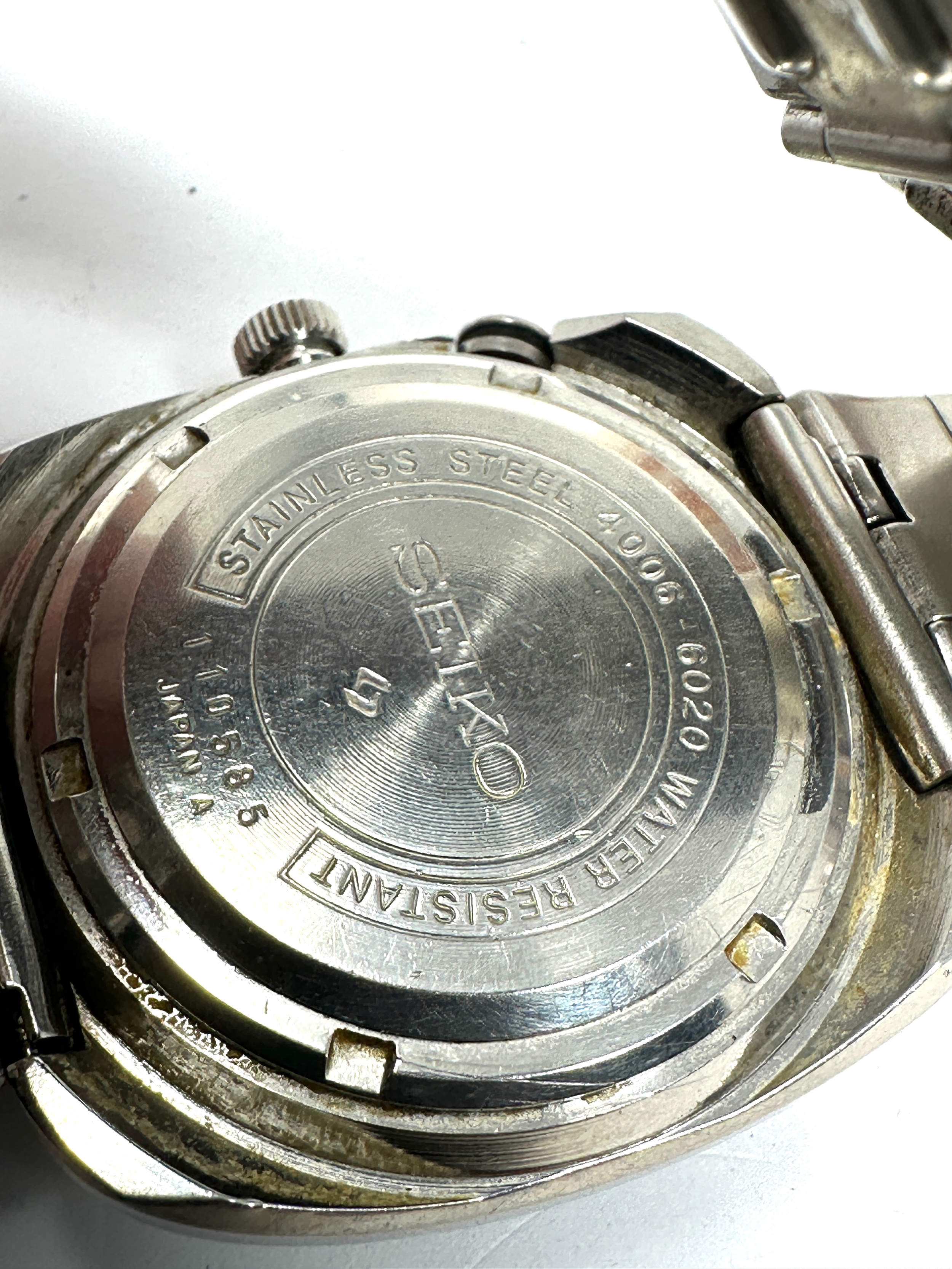 Vintage gents seiko bell-matic wristwatch 4006-6020 the watch is ticking - Image 5 of 5