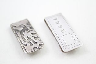 2 x .925 sterling money clips