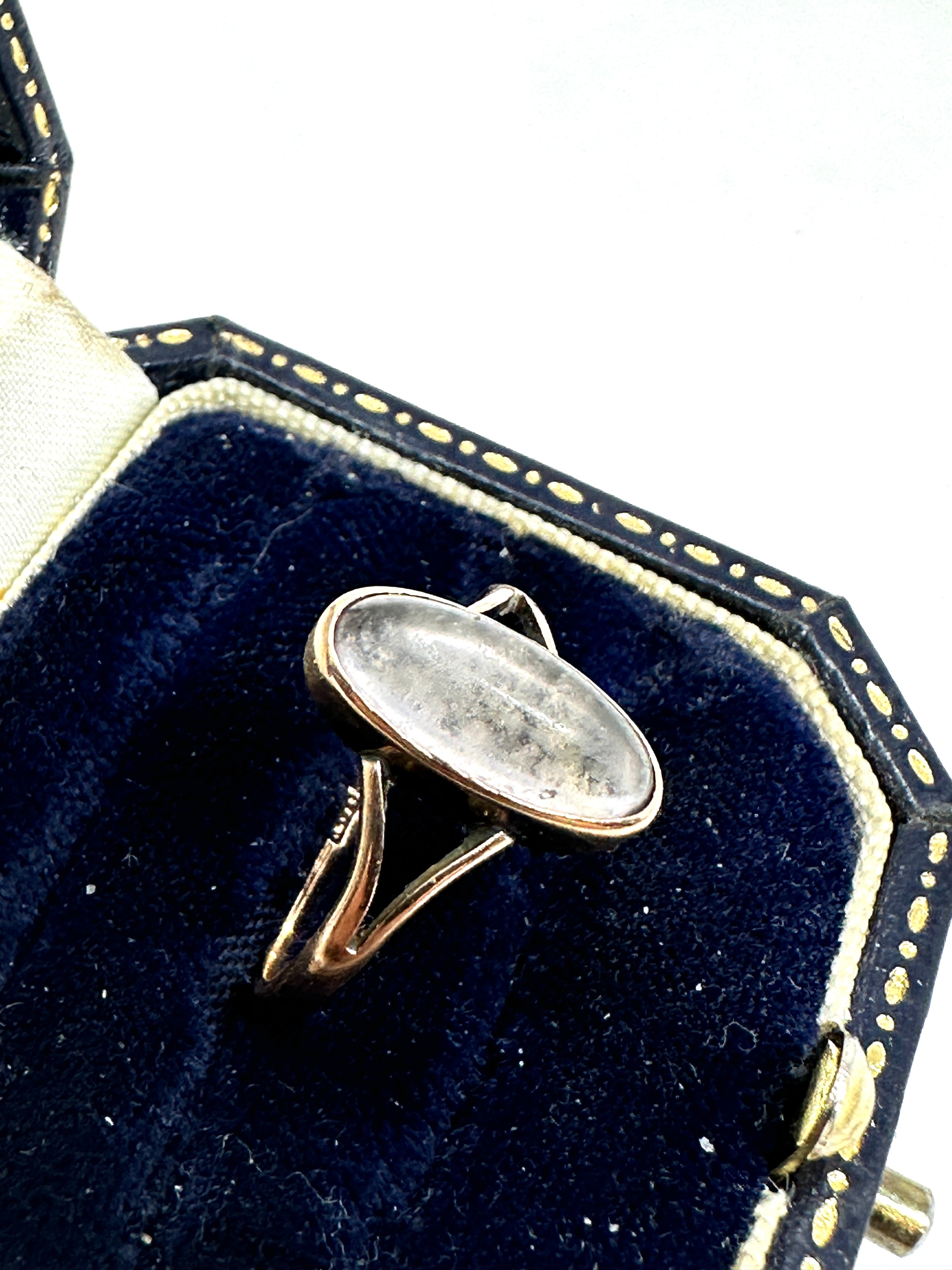 Antique moonstone ring weight 1.8g - Image 2 of 4