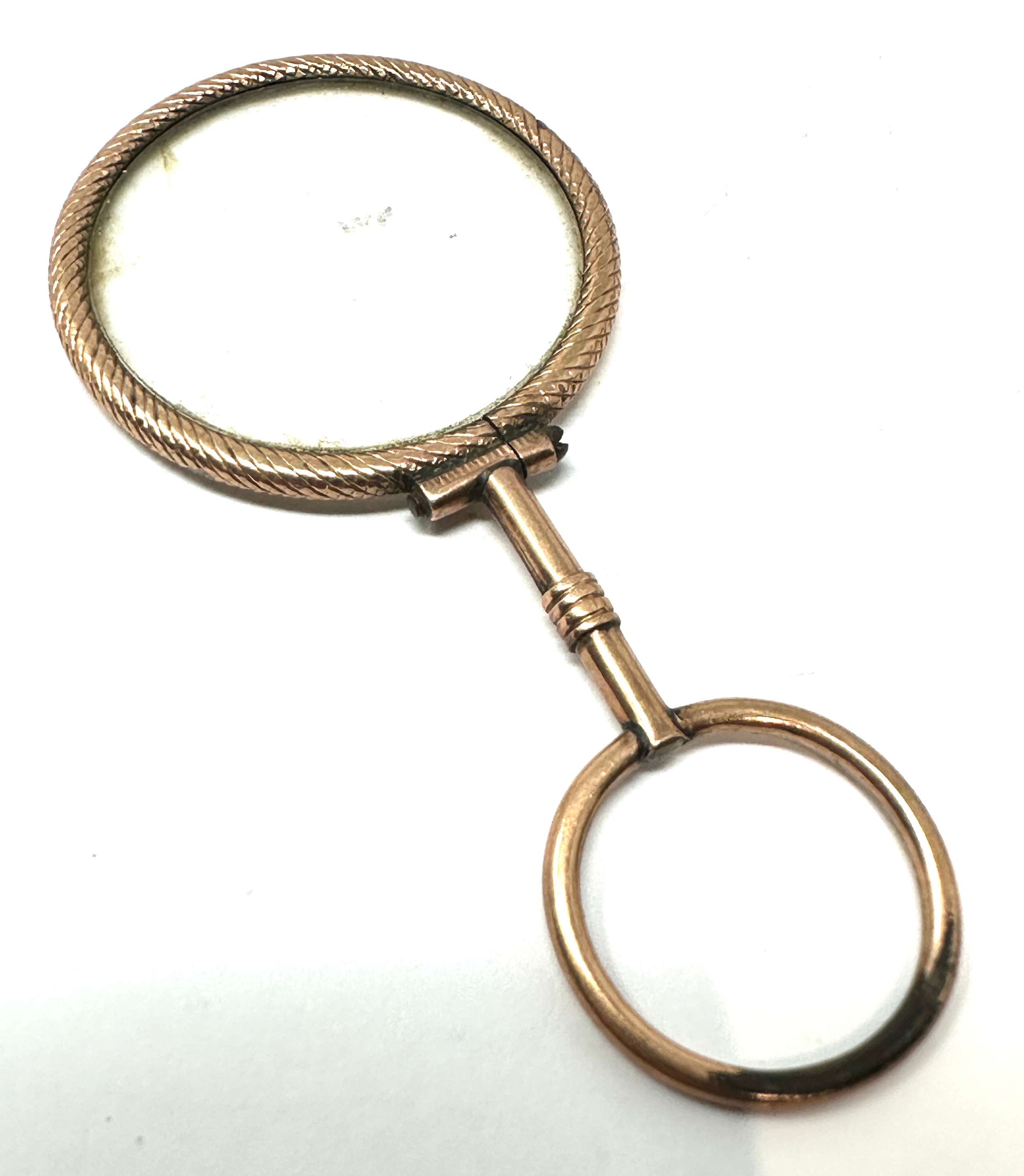 19th Century Gilt Metal Single Lens Lorgnette – C. 1875