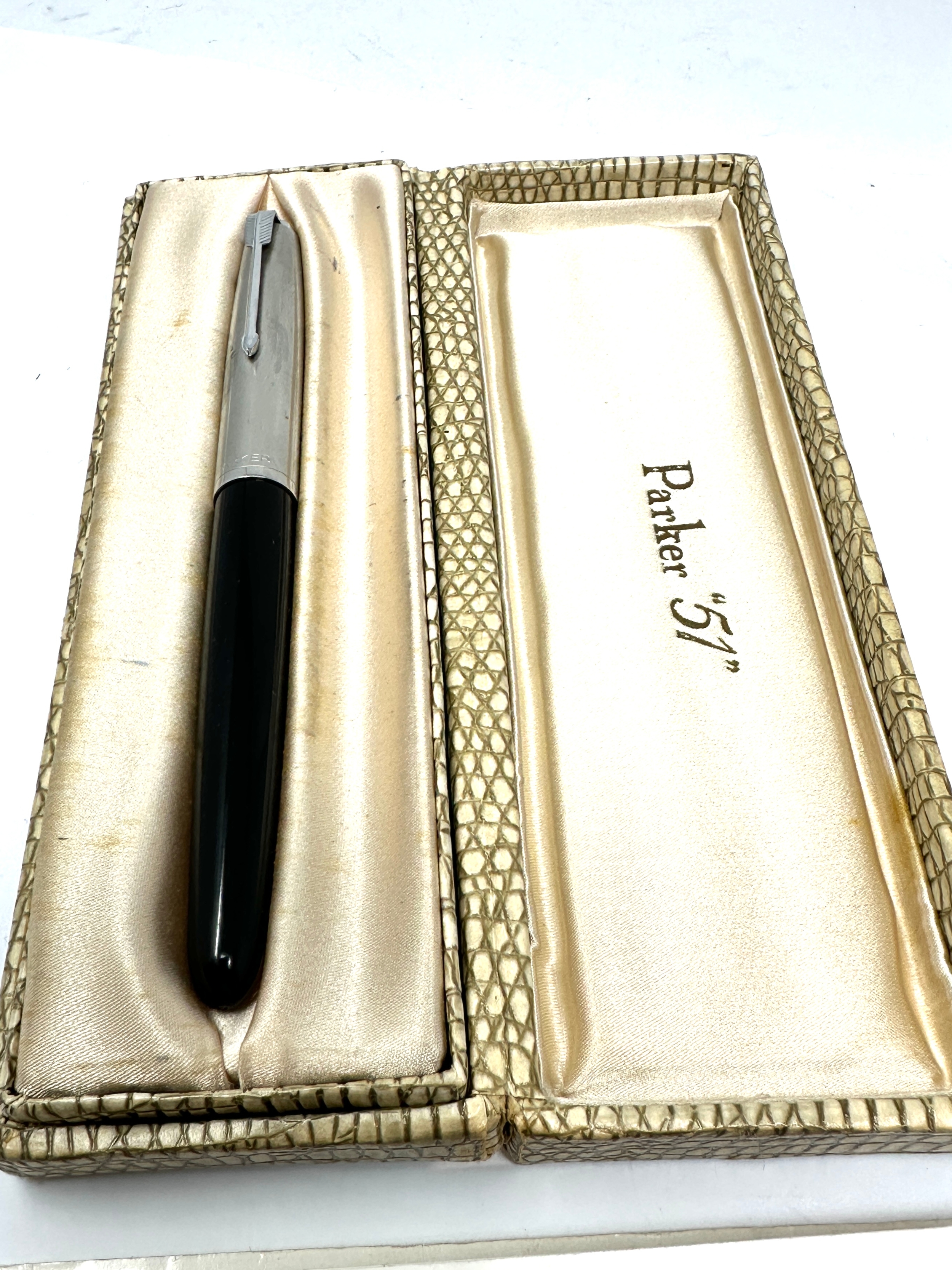 Boxed vintage parker 51 fountain pen - Bild 2 aus 5