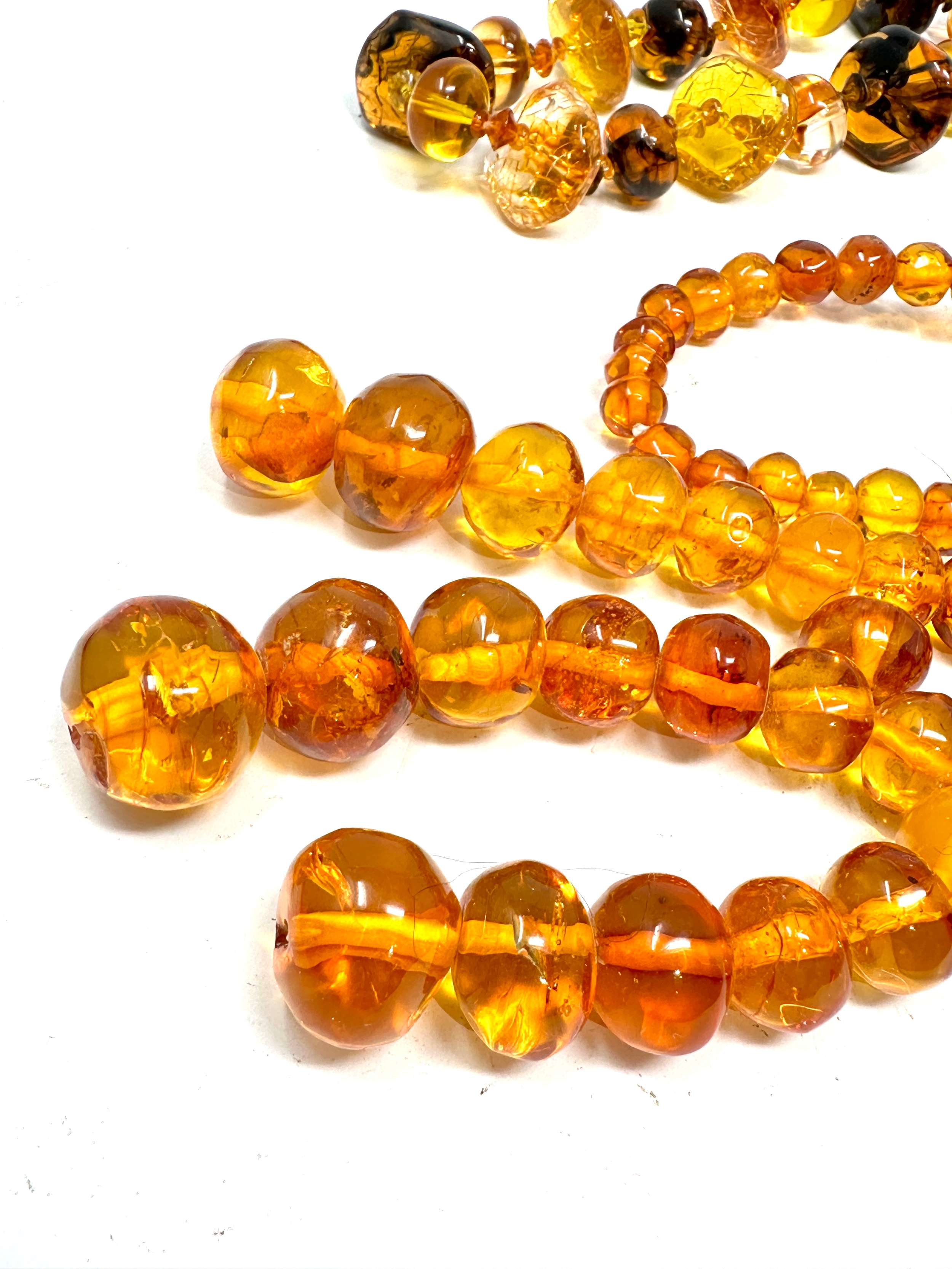 amber jewellery necklaces weight 159g - Image 2 of 4