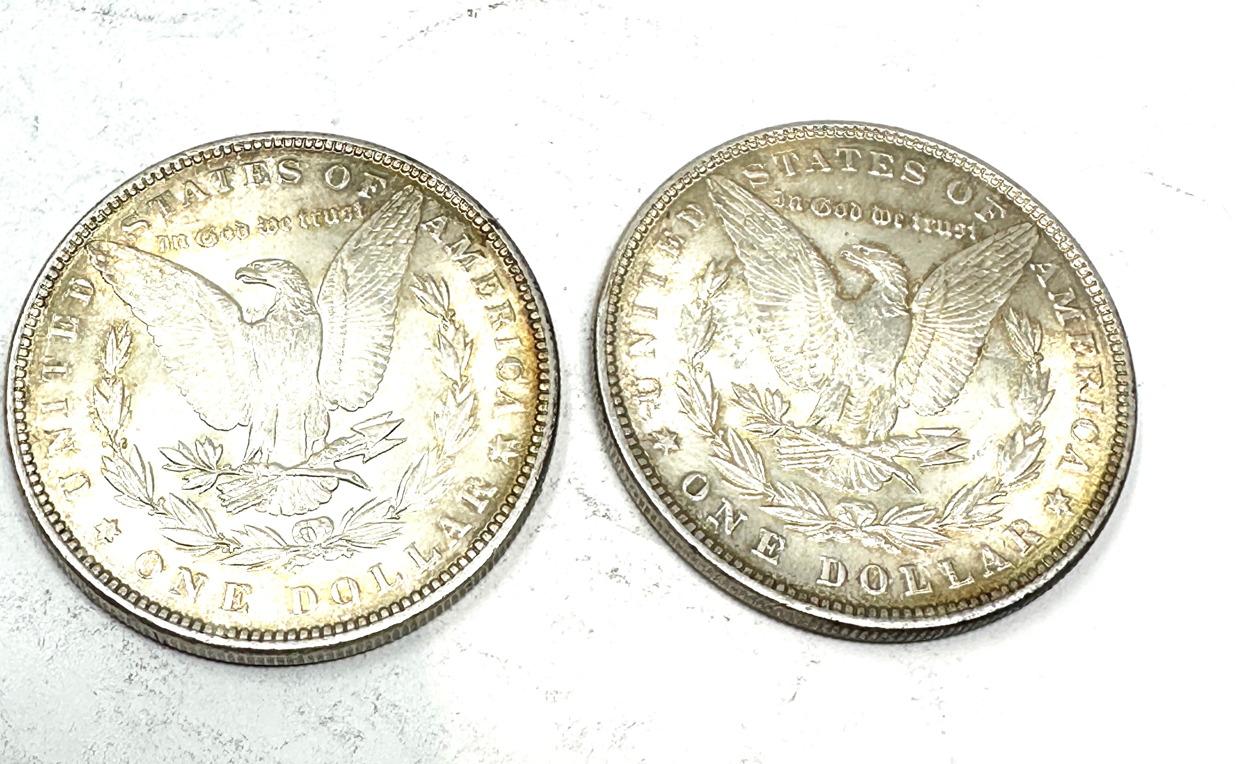 2 x 1886 morgan one dollar coins high grade - Image 4 of 6