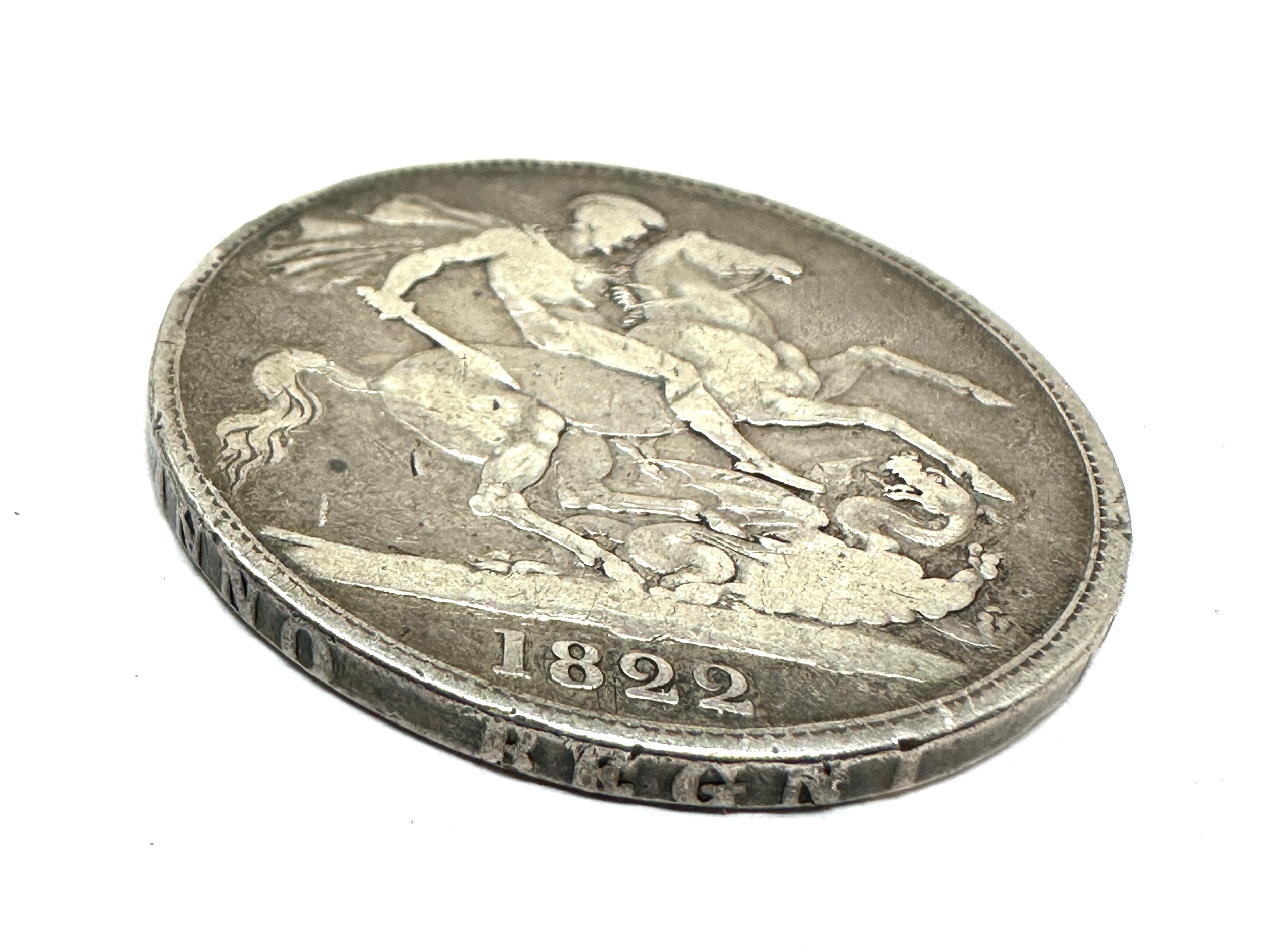 Georgian 1822 silver crown - Image 3 of 3