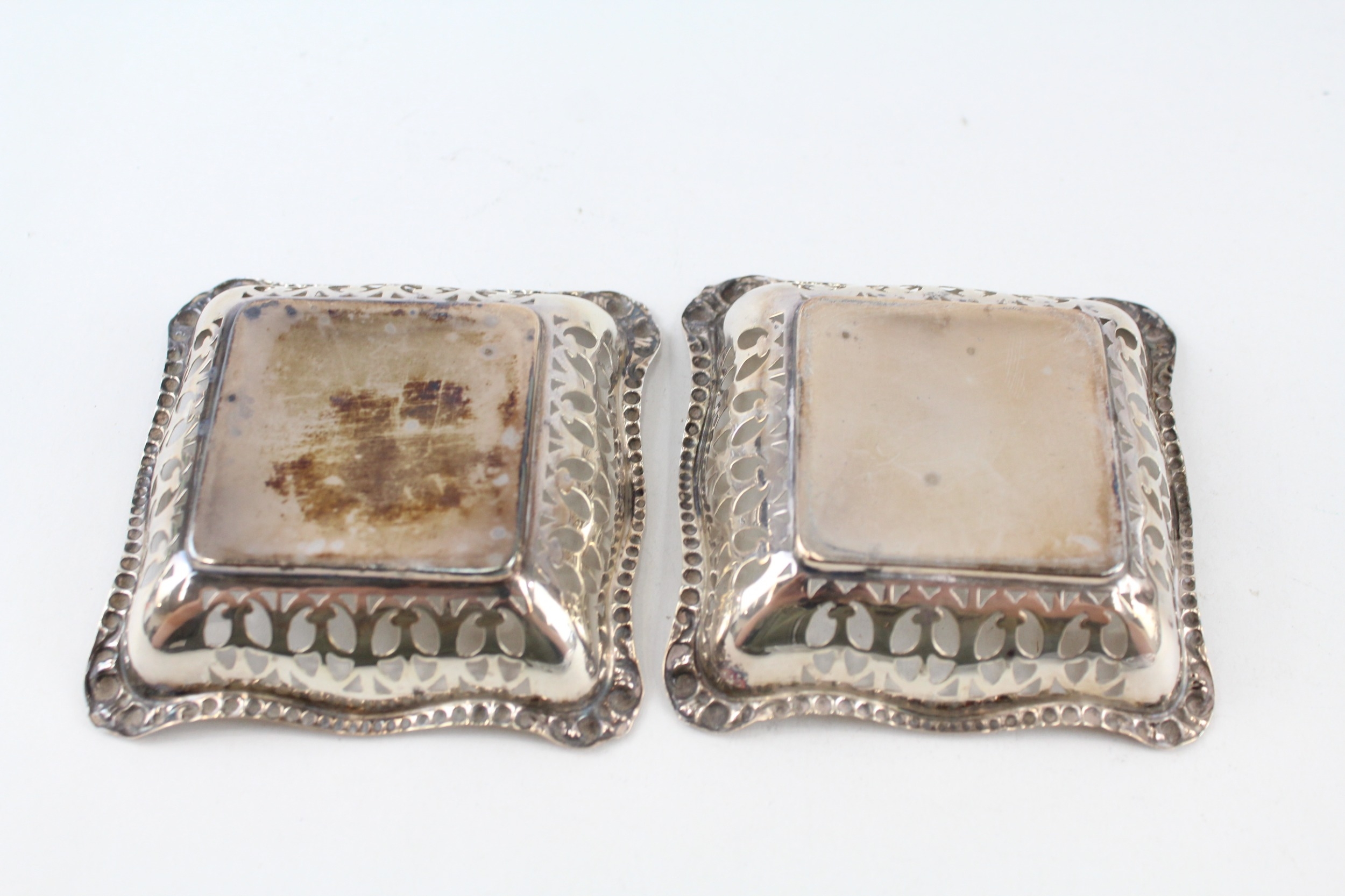 2 x .925 sterling pin / trinket dishes - Image 4 of 4