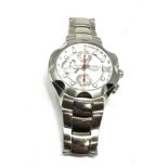 Mens Amadeus quartz Stainless Steel Chronograph Watch Model AM00056 the watch is untested prob needs