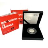 Innovation In Science Rosalind Franklin 50p Silver proof coin boxed c.o.a