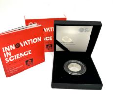 Innovation In Science Rosalind Franklin 50p Silver proof coin boxed c.o.a