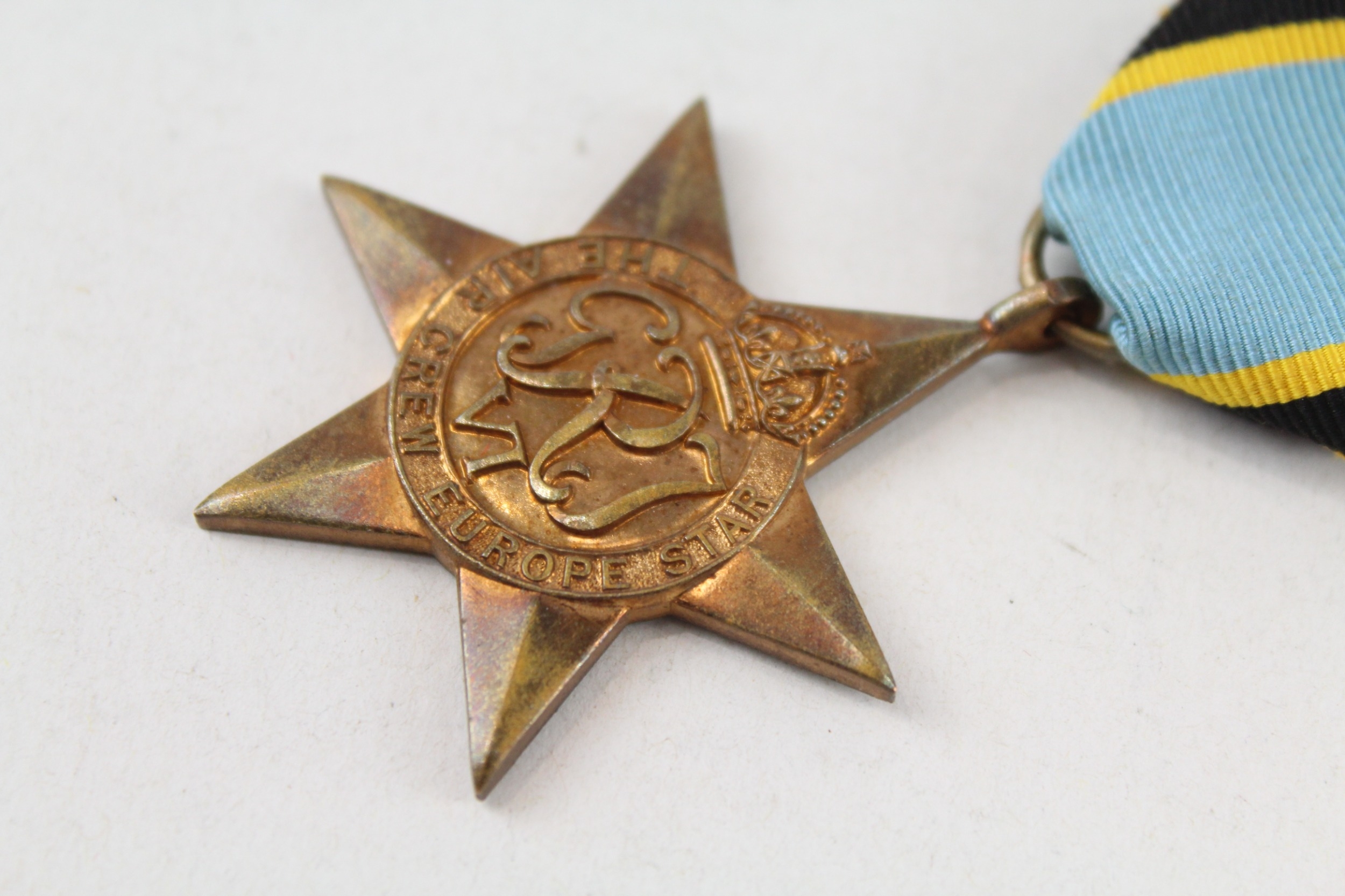 Genuine WW2 Air Crew Europe Star & Ribbon - Image 3 of 4