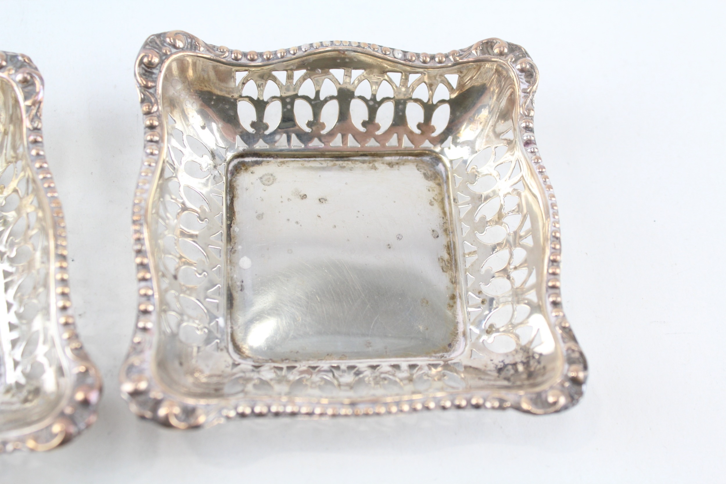 2 x .925 sterling pin / trinket dishes - Image 2 of 4