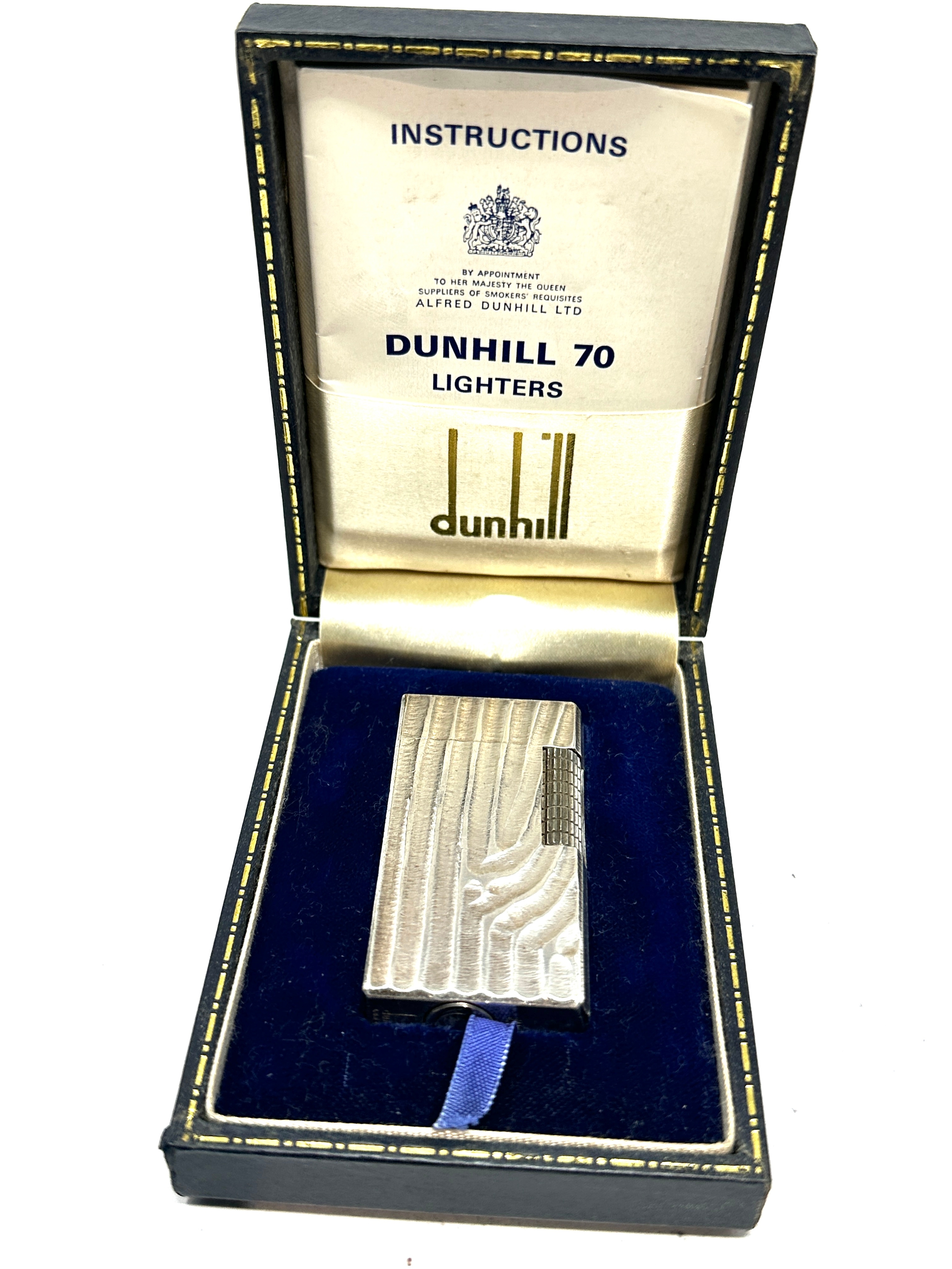 Vintage boxed Dunhill cigarette lighter