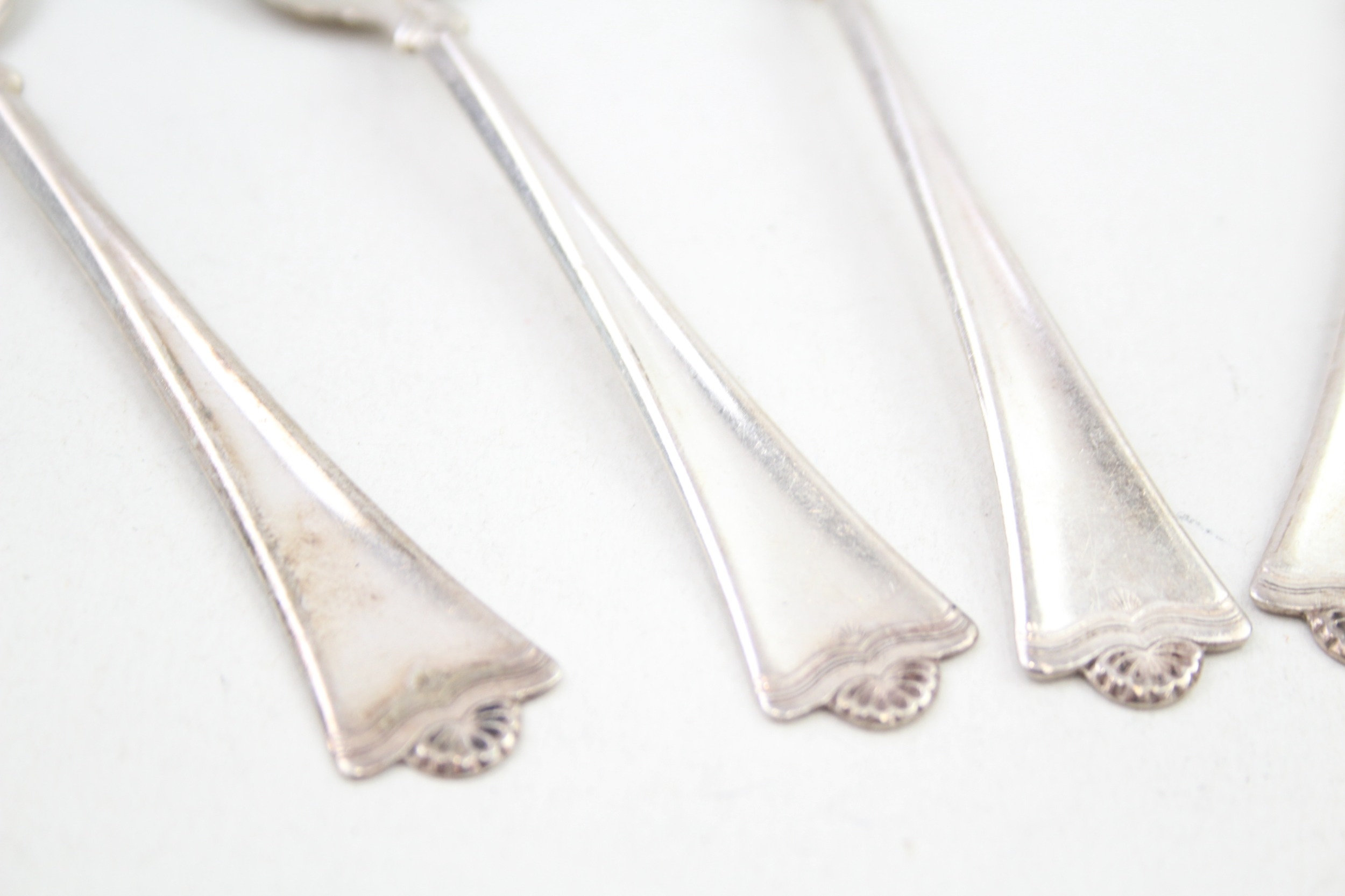 5 x .830 norway silver teaspoons maker marked NW - Image 3 of 6