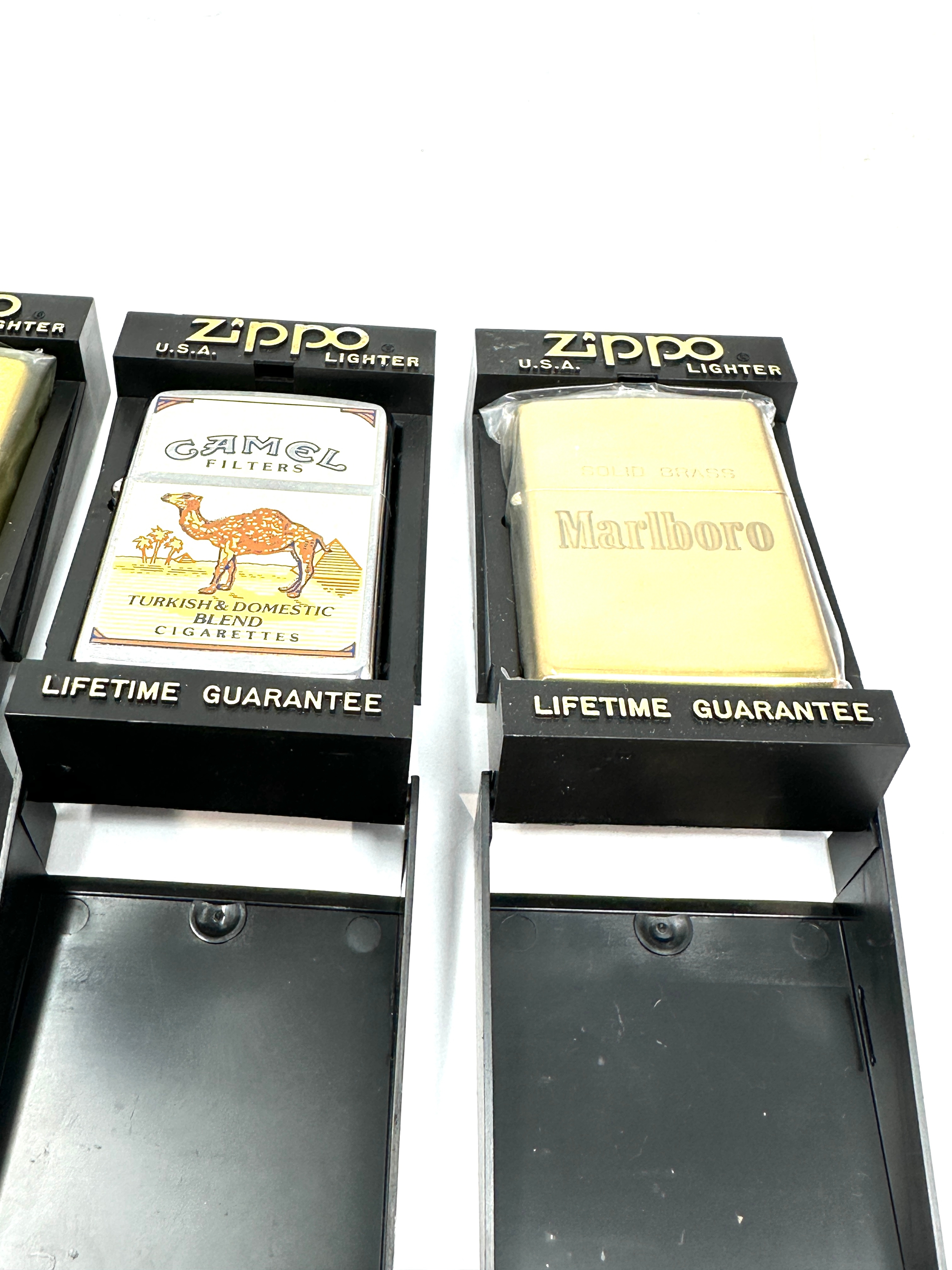 3 Zippo lighters all original boxed, coca cola lighter is not zippo - Image 3 of 4