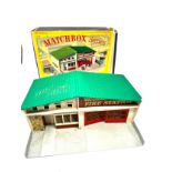 Original boxed Matchbox series MF-1 Fire Station