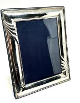 vintage 24cm by 19cm silver picture frame measures approx